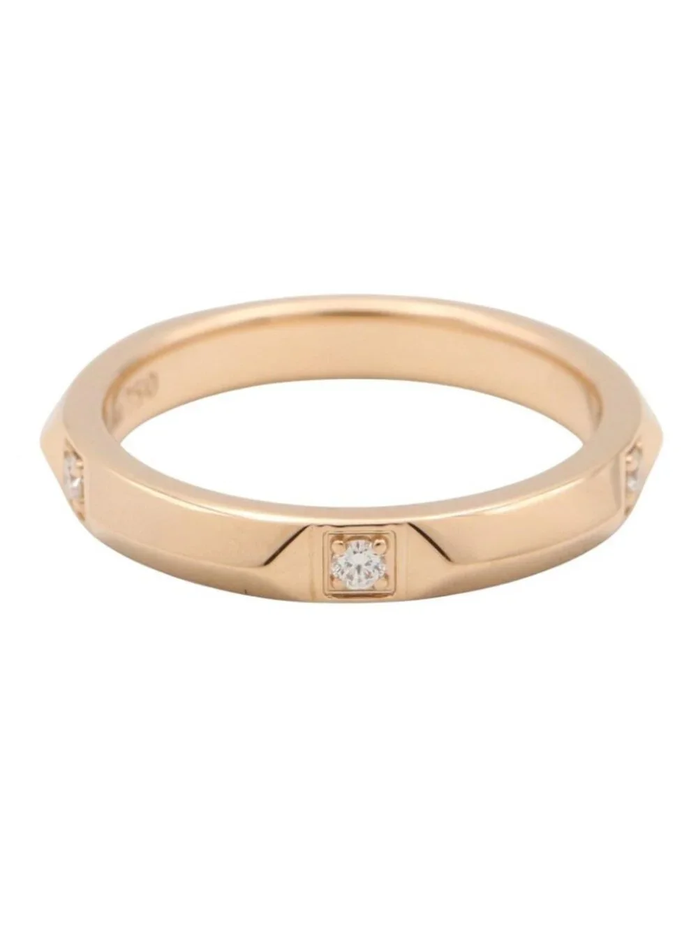 Tiffany & Co Ring Tour Band 18k Pink Gold Diamond